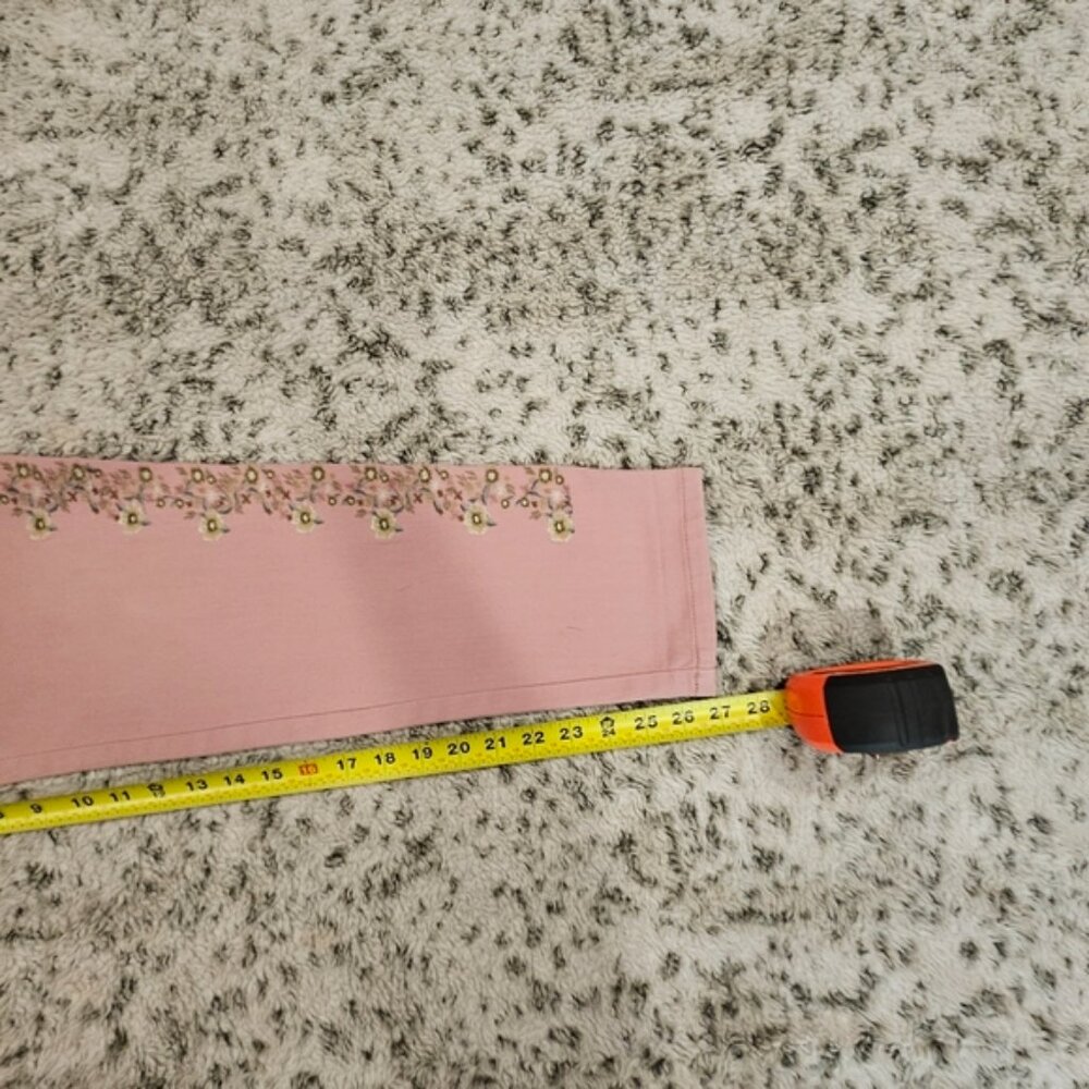 Gloria Vanderbilt Amanda Hi Rise Floral Embroidered Hi Rise Pink Jeans SZ 10P - Picture 11 of 14